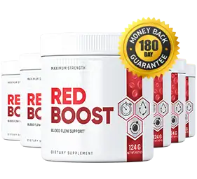 Red Boost Blood Flow Support Powder — 6 Bottle Pack